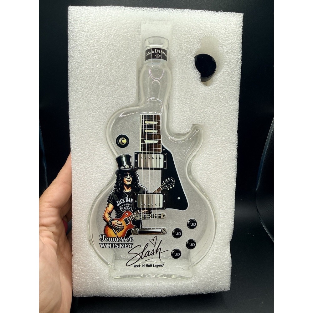 Guitar Slash Decanter, Rock Music Liquor Bottle, Electric Guitar Whiskey